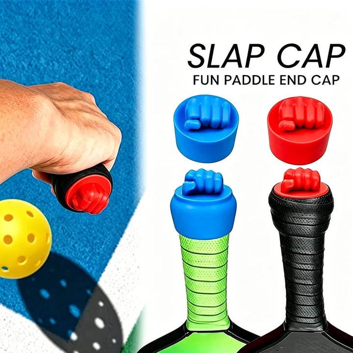 5pcs Color-Coded Pickleball Paddle End Caps Suitable for Paddles, Hot- Durable Balance Enhancing Handle Tips with Slap Cap, Comp
