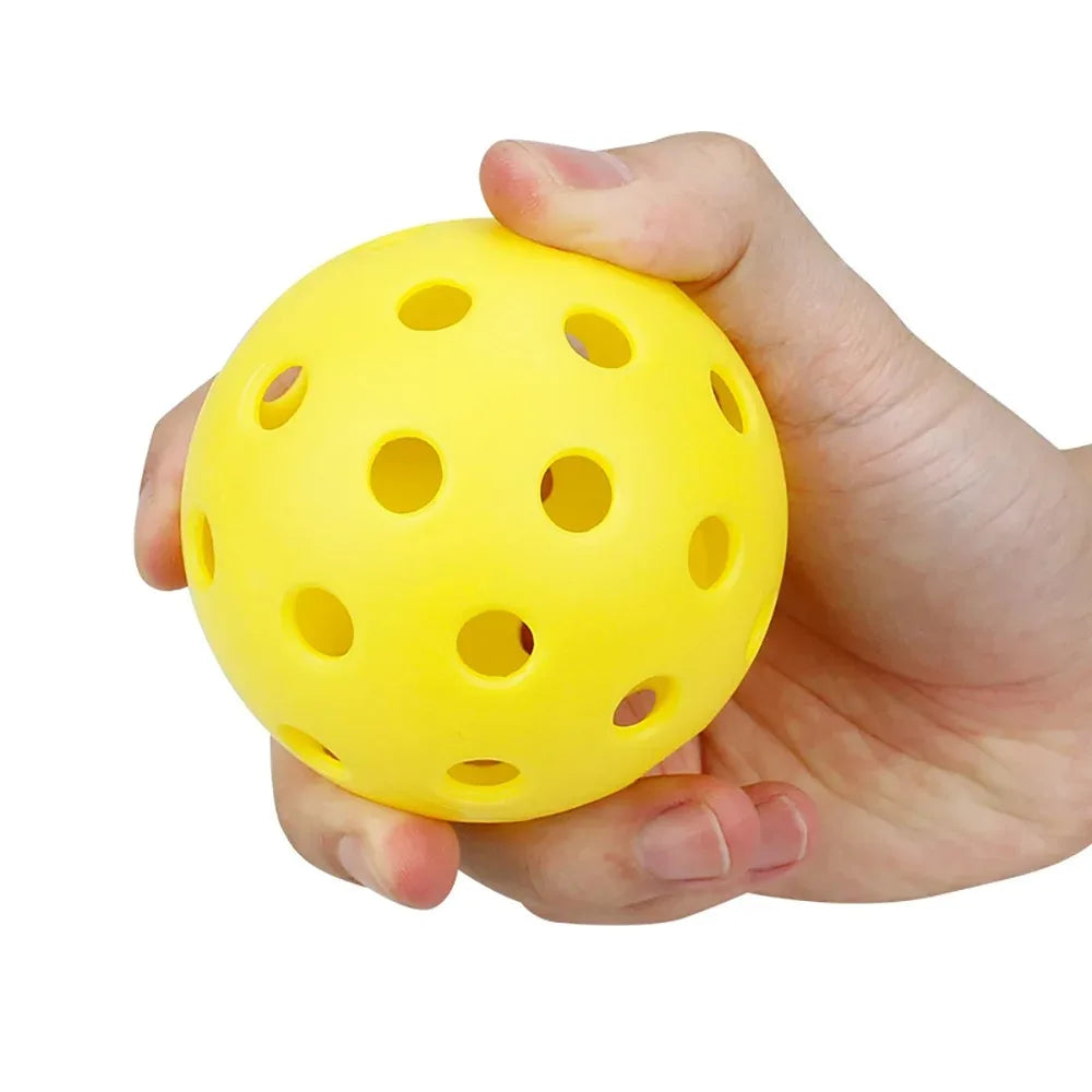 Pickleball 74MM Outdoor Pickleballs 6/12/24 Pack - Durable 40 Hole PP+PE Balls, 26g Competition Training Balls for Outdoor Pickleball Sports