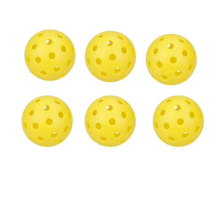 Durable 26 Holes Pickleballs Colorful Indoor Outdoor Training Paddle Ball 6/12/24Pcs Pickleball for Competition and Practice