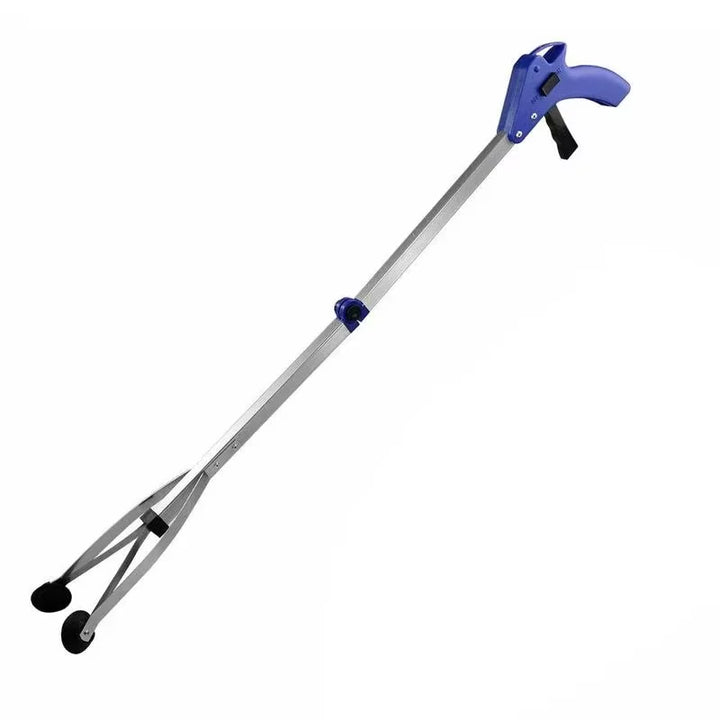 NovaSphere 80cm Garbage Picker Gripper Tool, 360° Rotating Clip Trash Grabber, Foldable Lightweight Aluminum Reacher for Outdoor Cleaning Waste Pickup