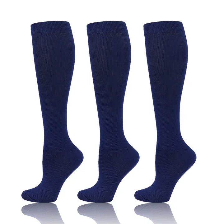 58 Styles 3 Pairs/Pack Compression Socks Knee High 30MmHg  Women Men Sports Socks Edema Diabetes Varicose Veins Running Socks