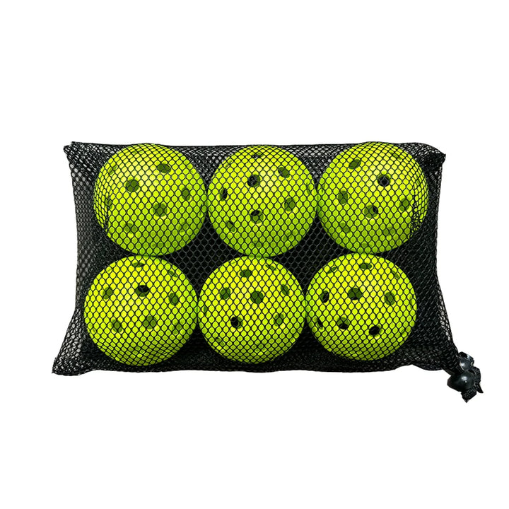 12pcs Pickleball 74MM 40 Holes Outdoor Durable Pickleballs 26g per Ball for Competition Pack of Outdoor Pickleballs
