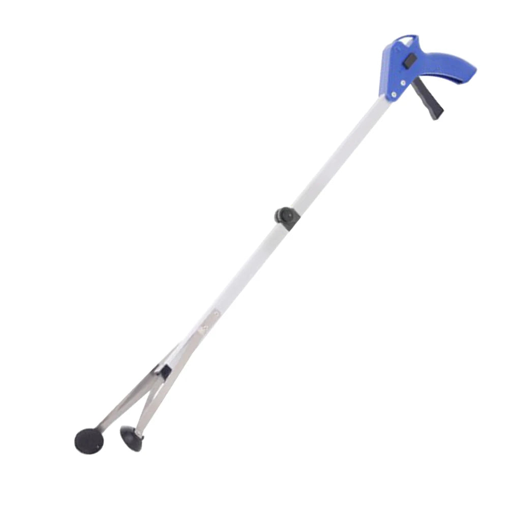 NovaSphere 80cm Garbage Picker Gripper Tool, 360° Rotating Clip Trash Grabber, Foldable Lightweight Aluminum Reacher for Outdoor Cleaning Waste Pickup