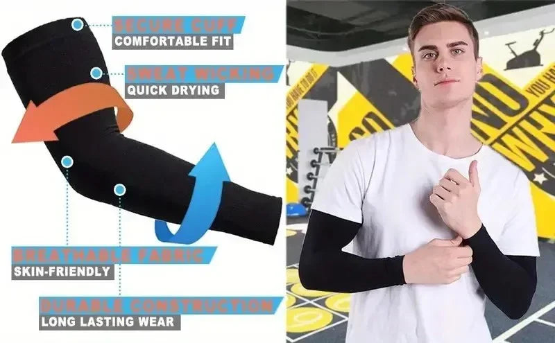 1/3 Pair of Breathable Sun Protection Sleeves - Breathable &amp; UV Protective Gear for Sports, Driving, &amp; Outdoor Adventures