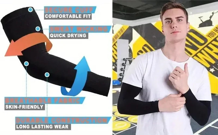 1/3 Pair of Breathable Sun Protection Sleeves - Breathable &amp; UV Protective Gear for Sports, Driving, &amp; Outdoor Adventures
