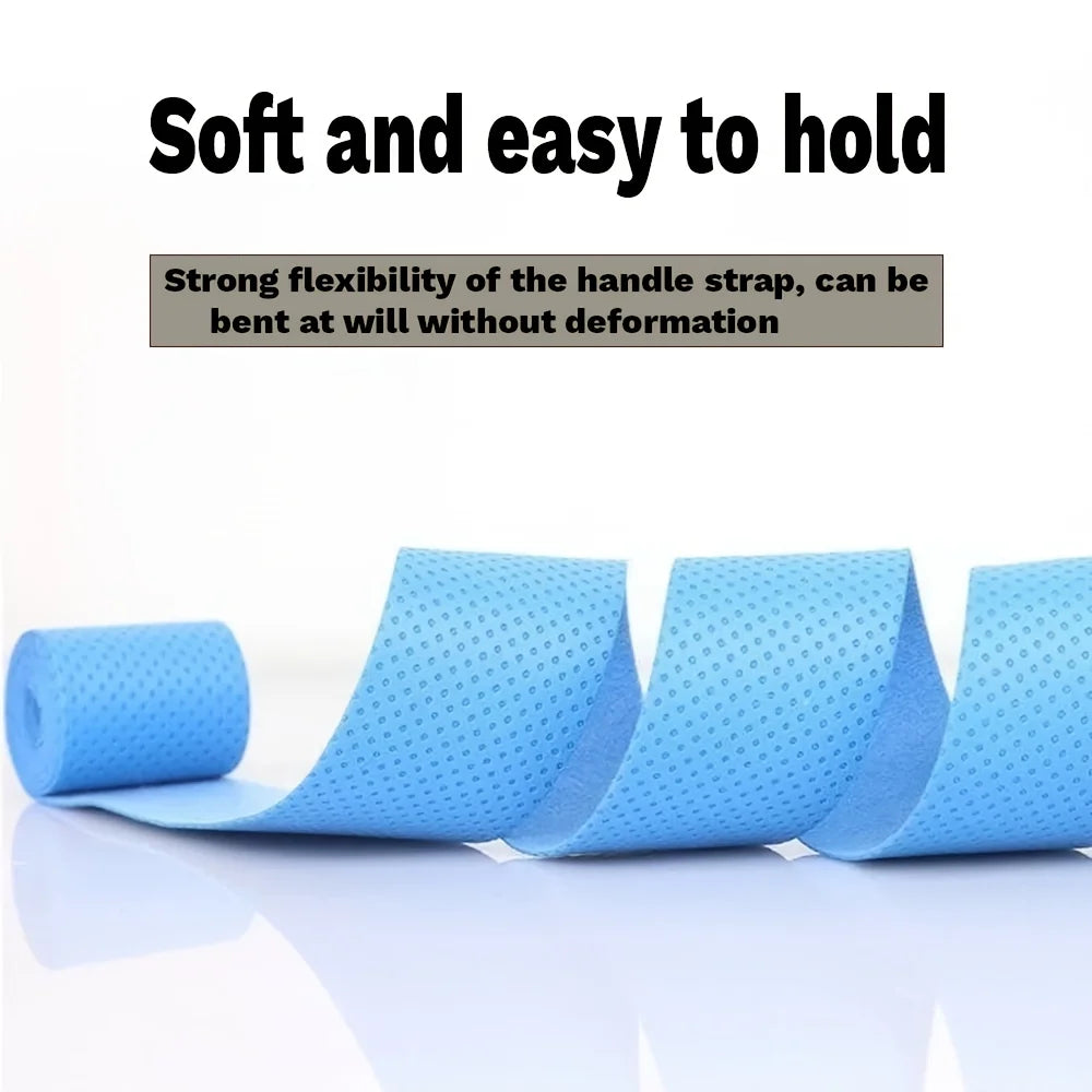Non-Slip Tennis Racket Overgrip Tape, Sweat-Absorbing Pre-Cut Rubber Grip Wrap for Tennis, Badminton &amp; Pickleball, Comfortable Cushion Hand Tape