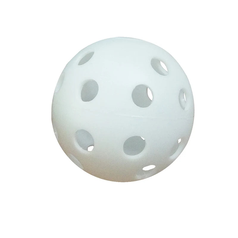 6pcs Pickleball 74MM Durable 40 Holes Outdoor Colorful Pickleballs Training And Entertainment Paddle Ball For Practice Sports