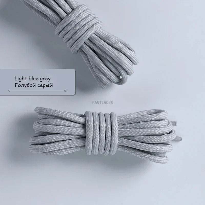 Fashion Round Shoelaces Polyester Solid Classic For Yezy Sports Boot Bold Shoeslace Sneaker Shoe Lace Shoes Strings 1Pair