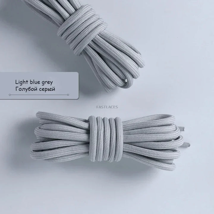 Fashion Round Shoelaces Polyester Solid Classic For Yezy Sports Boot Bold Shoeslace Sneaker Shoe Lace Shoes Strings 1Pair