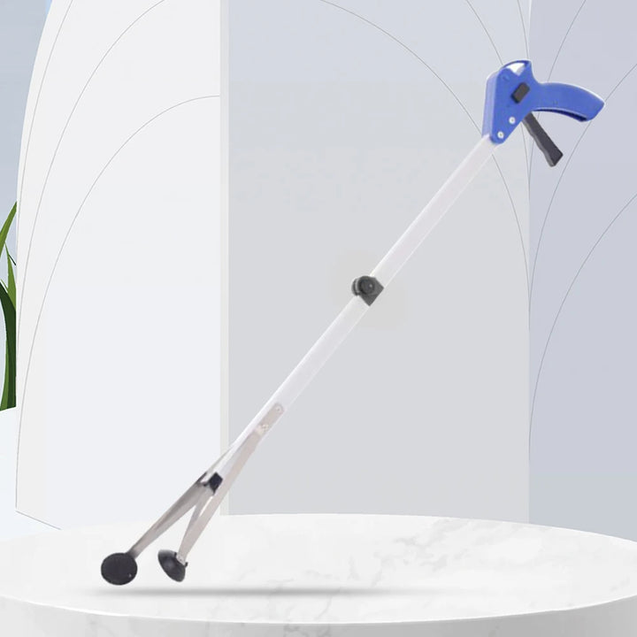 NovaSphere 80cm Garbage Picker Gripper Tool, 360° Rotating Clip Trash Grabber, Foldable Lightweight Aluminum Reacher for Outdoor Cleaning Waste Pickup
