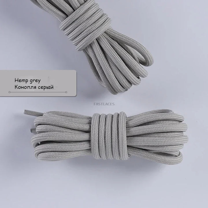 Fashion Round Shoelaces Polyester Solid Classic For Yezy Sports Boot Bold Shoeslace Sneaker Shoe Lace Shoes Strings 1Pair