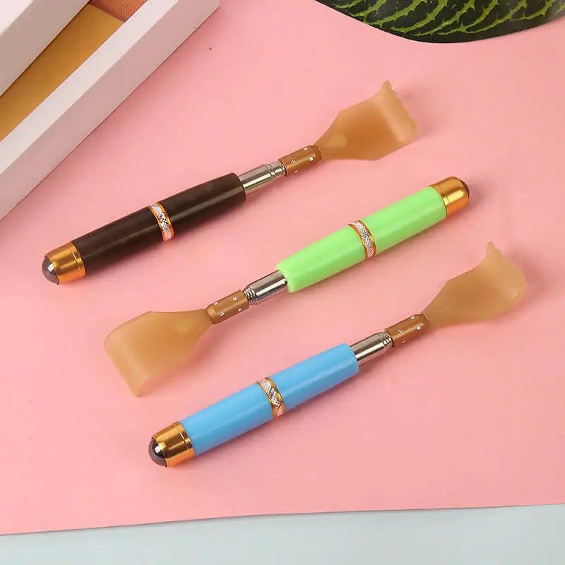 Extendable Magnetic Ball Hackle Back Scratcher With Magnet Telescopic Scratching Backscratcher Massager Back Scraper