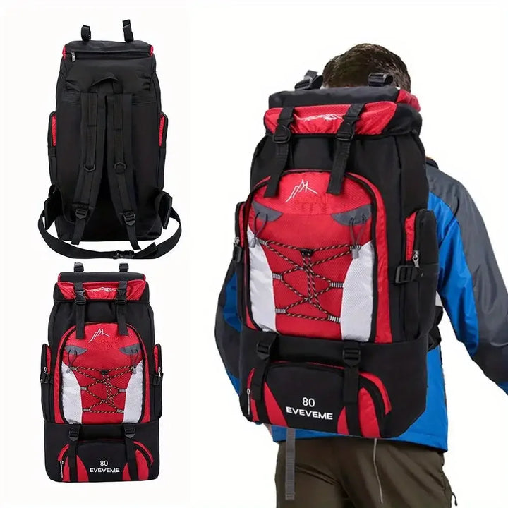 1pc 70L Outdoor Casual Sports Backpack, Large Capacity For Hiking Camping, Ultralight Cycling, Travel Mountaineering Bag