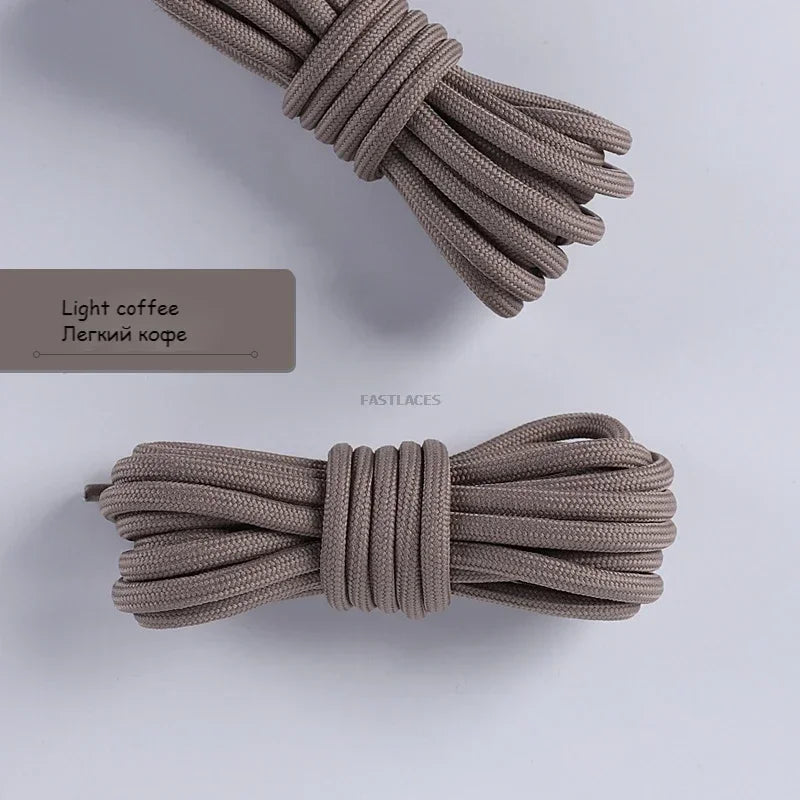 Fashion Round Shoelaces Polyester Solid Classic For Yezy Sports Boot Bold Shoeslace Sneaker Shoe Lace Shoes Strings 1Pair
