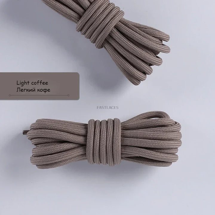 Fashion Round Shoelaces Polyester Solid Classic For Yezy Sports Boot Bold Shoeslace Sneaker Shoe Lace Shoes Strings 1Pair