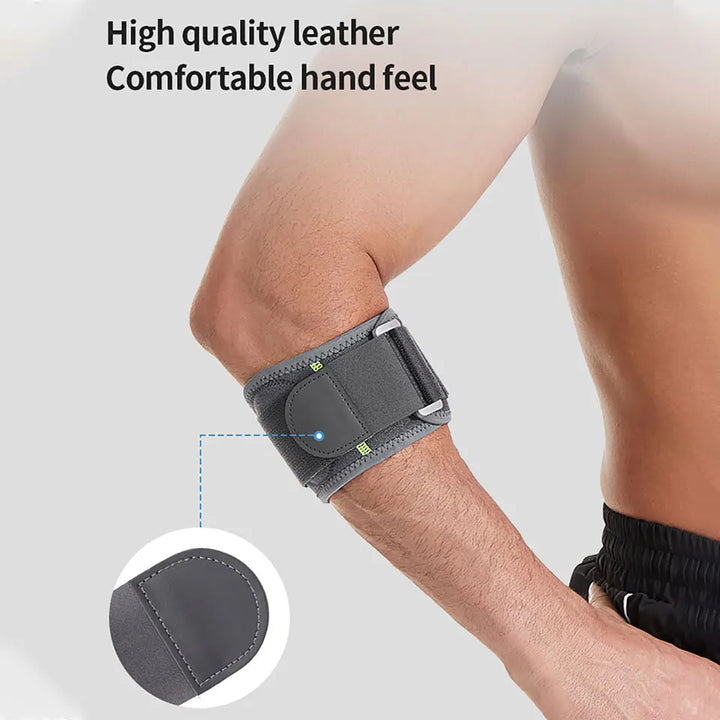 GTUBIKE Tennis Elbow Strap Compression Brace Forearm Support Band Pain Relief Adjustable Knit Polyester for Sports Injury Recovery &amp; Support
