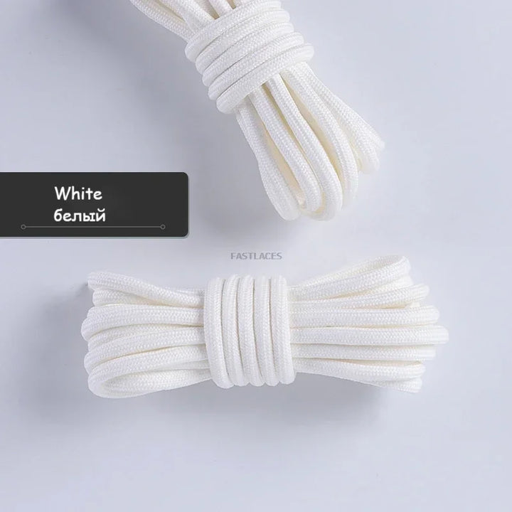 Fashion Round Shoelaces Polyester Solid Classic For Yezy Sports Boot Bold Shoeslace Sneaker Shoe Lace Shoes Strings 1Pair