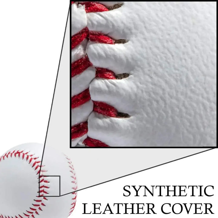 Baseball Training Ball Set 7cm PVC Soft Safety Practice Balls 145g Handmade for Kids &amp; Adults - Durable Match &amp; Exercise Baseballs