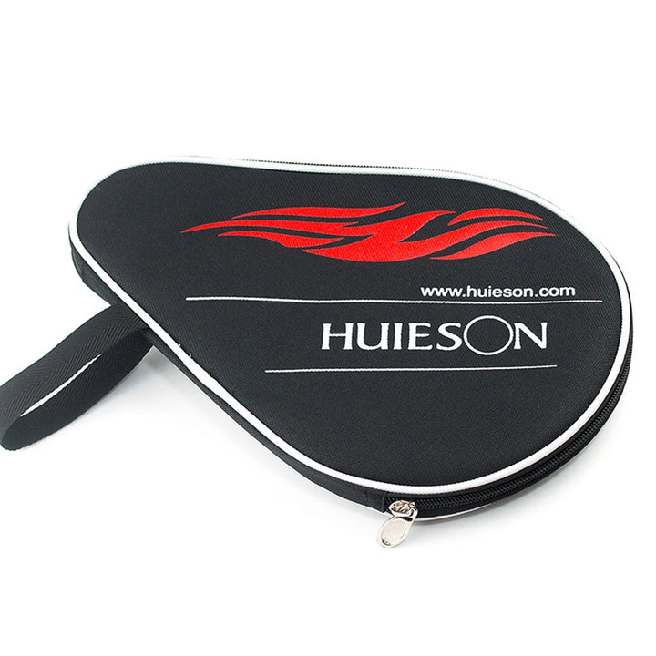 Table Tennis Racket Bag 30x20cm Oxford Cloth Ping Pong Paddle Case with Sponge Protection, Portable Storage for Rackets Balls Accessories