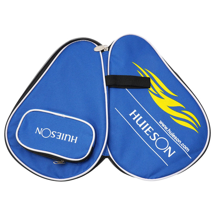 Table Tennis Racket Bag 30x20cm Oxford Cloth Ping Pong Paddle Case with Sponge Protection, Portable Storage for Rackets Balls Accessories