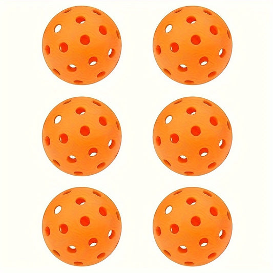 Indoor Pickleball Balls Paddle Ball 26 Holes Pickleball Sport Training Practice Plastic Pickleball Airflow Hollow Balls