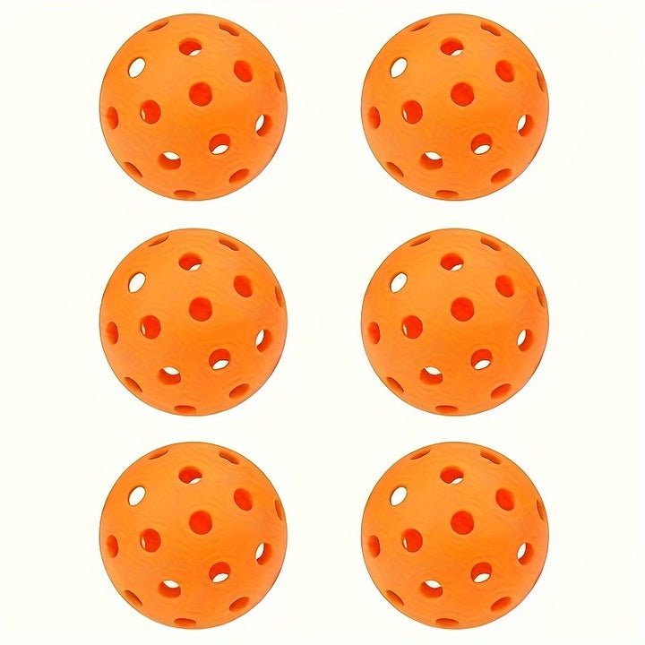 Indoor 26-Hole Pickleball Balls – Durable Plastic Training &amp; Practice Balls for Indoor Courts, Lightweight, Low Bounce, High Control, Set of 4/5/6