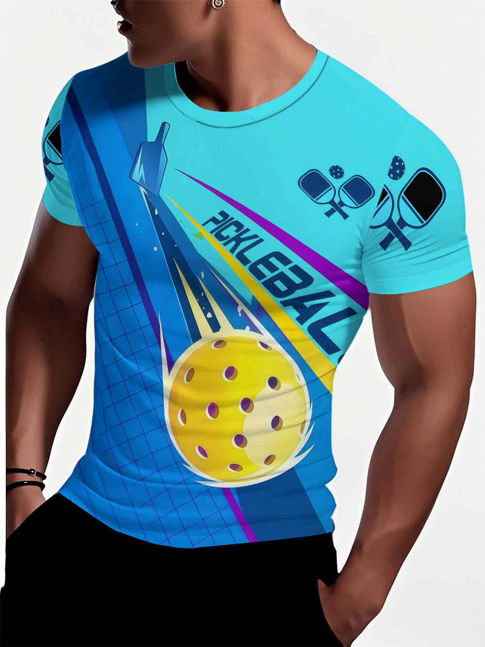 Men's Digital Print T-Shirt