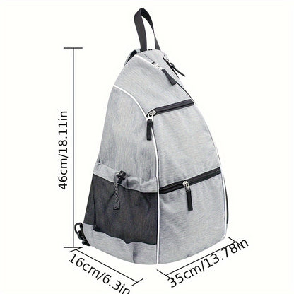 1pc Sports Pickleball Rackets Backpack for Travel, Adjustable Tennis And Pickleball Paddle Bag, Suitable for Racquetball, Ideal for Both Men And Women