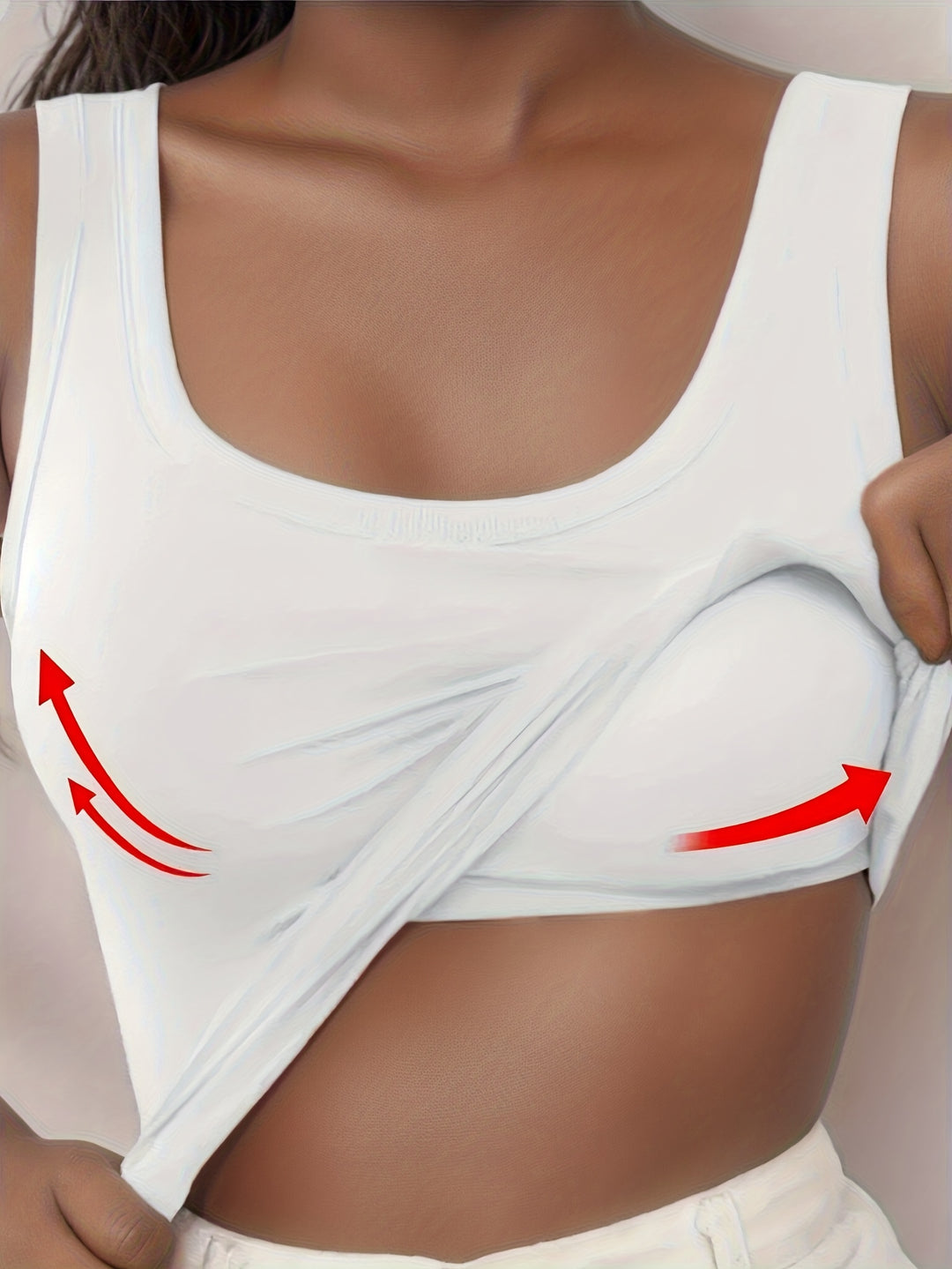 4-Pack Women’s Sports Tank Tops with Chest Padding, Wide Straps, Breathable Quick-Dry Stretch Workout &amp; Casual Tops