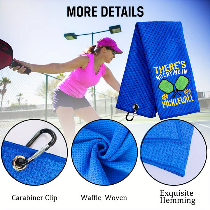 Embroidered Pickleball Towel