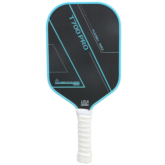 Single T700 Carbon Fiber Pickleball Paddle with Matte Surface, Pickleball Equipment Suitable for Beginners and Competition Training