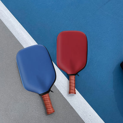 A Pickleball Paddle Cover, Durable Neoprene Paddle Cover Fits Universal 8.46 X 11.2 Inch Zippered Paddle Cover Paddle Storage Bag, Suitable for USAPA Standard Pickleball Paddles