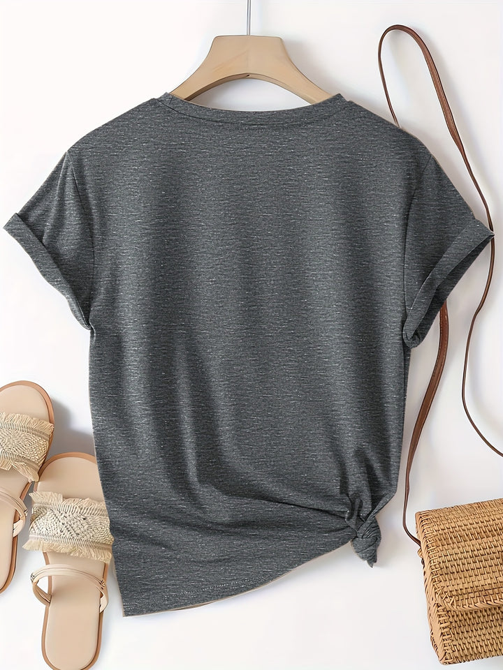 Women’s “Paddle Love &amp; Dog Moms” Pickleball T-Shirt Short Sleeve Round Neck Casual Slim Fit Breathable Graphic Tee for Sports &amp; Everyday Wear
