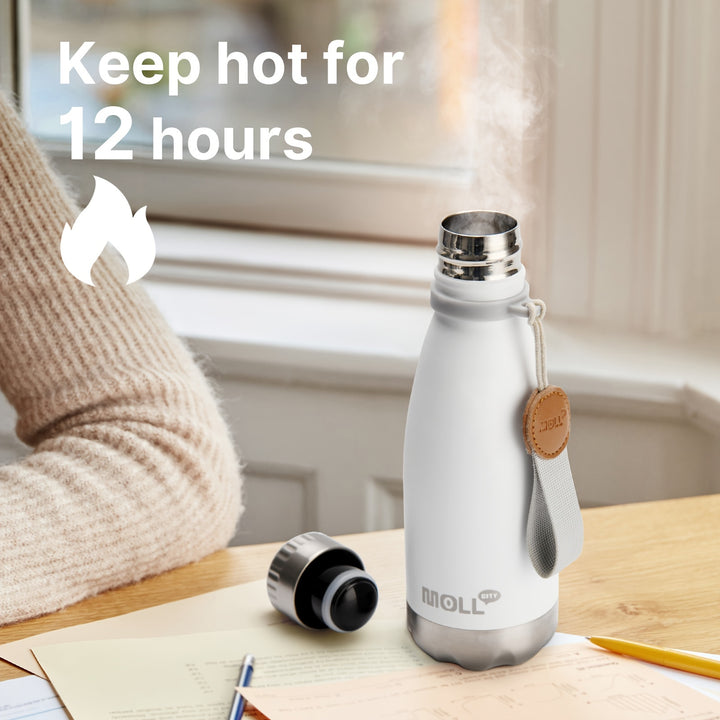 Mollcity 9oz Stainless Steel Water Bottle