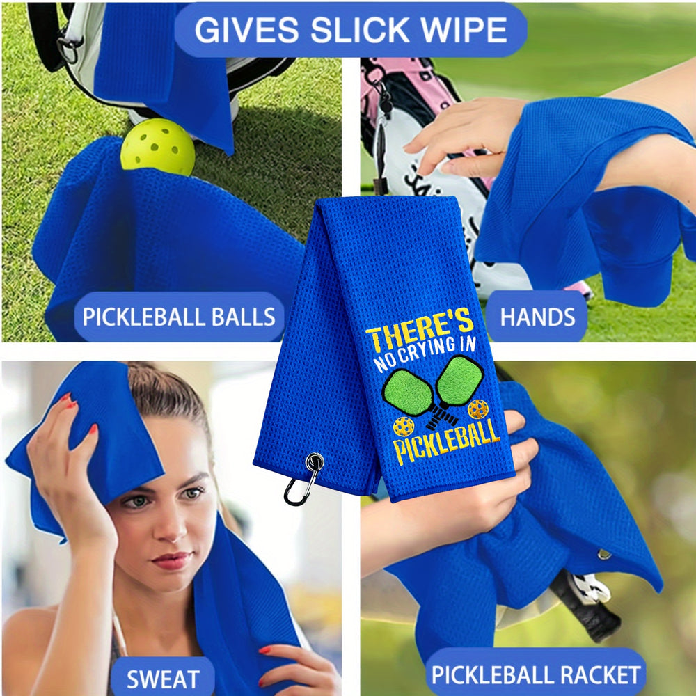 Embroidered Pickleball Towel
