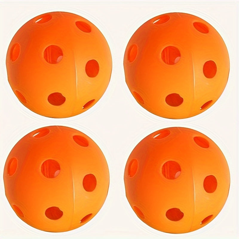 Indoor 26-Hole Pickleball Balls – Durable Plastic Training &amp; Practice Balls for Indoor Courts, Lightweight, Low Bounce, High Control, Set of 4/5/6