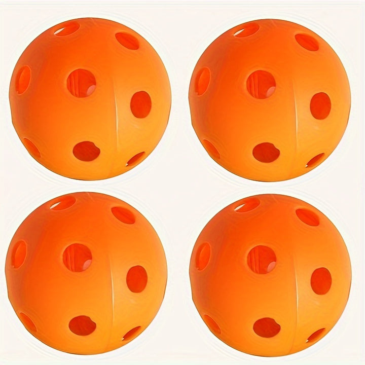 Indoor 26-Hole Pickleball Balls – Durable Plastic Training &amp; Practice Balls for Indoor Courts, Lightweight, Low Bounce, High Control, Set of 4/5/6