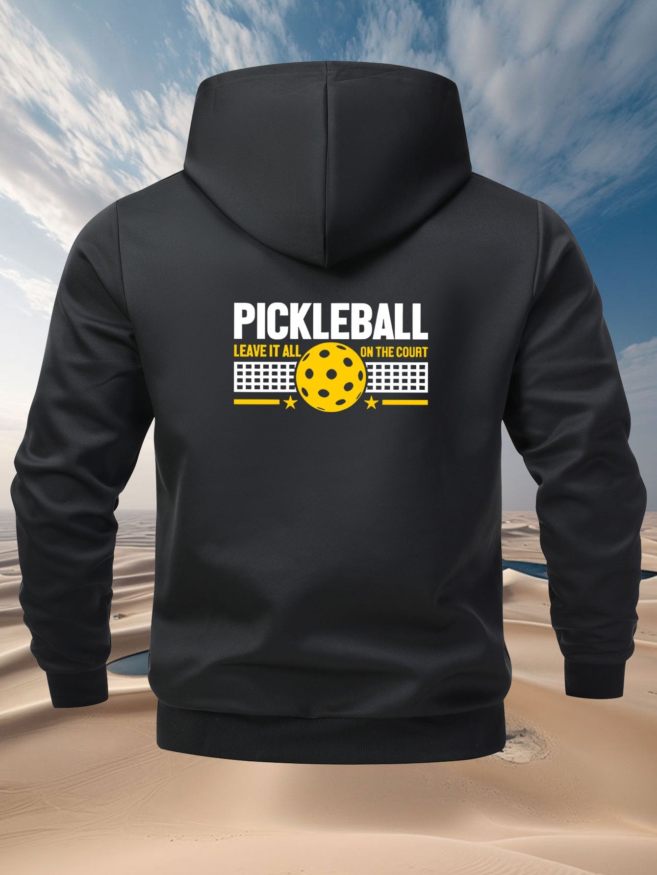 Men's Trendy Fashion Printed Hooded Jacket