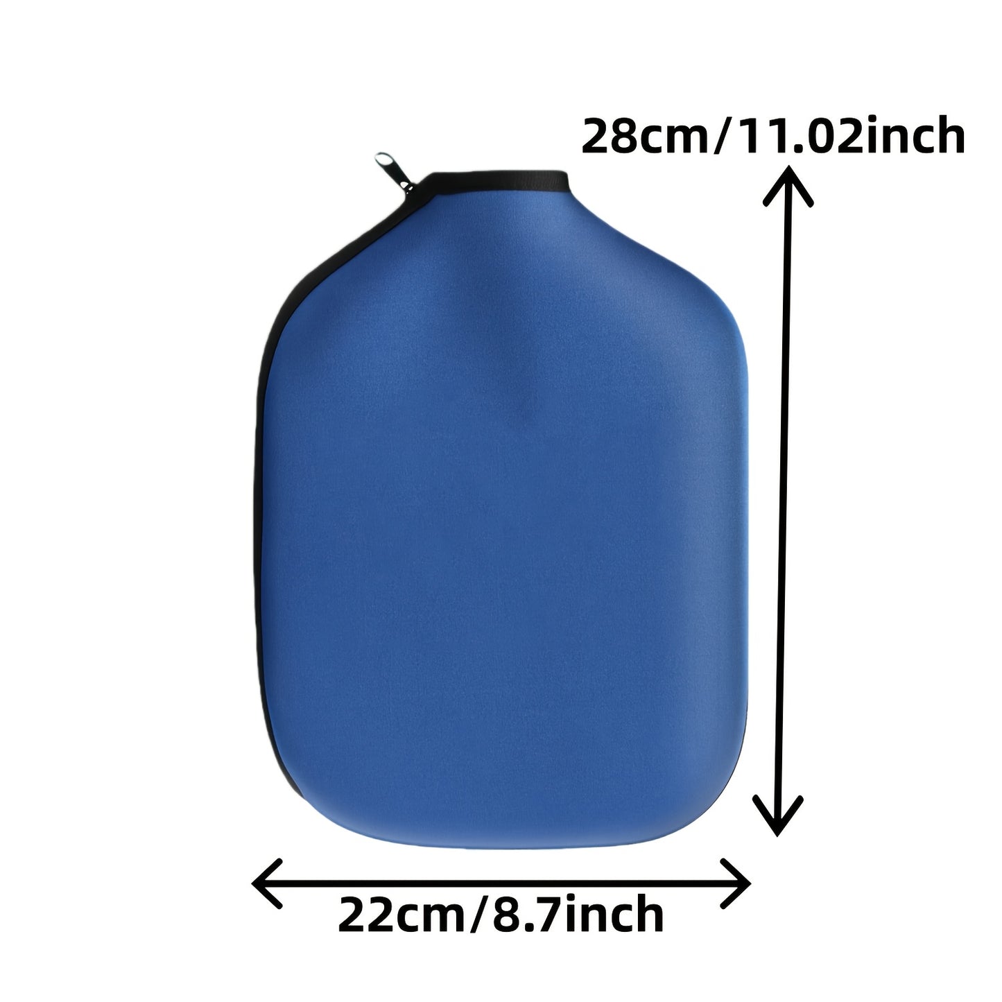 A Pickleball Paddle Cover, Durable Neoprene Paddle Cover Fits Universal 8.46 X 11.2 Inch Zippered Paddle Cover Paddle Storage Bag, Suitable for USAPA Standard Pickleball Paddles