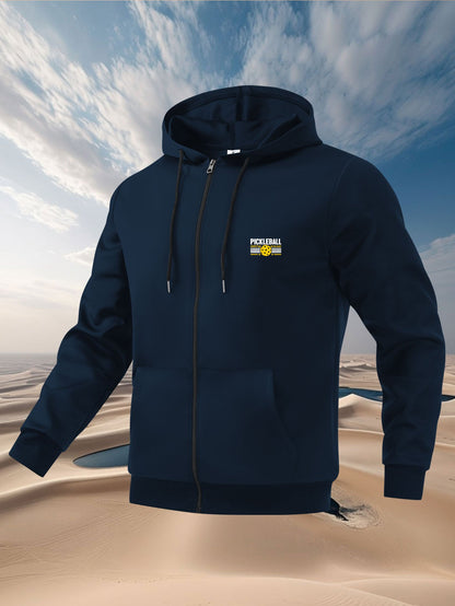 Men's Trendy Fashion Printed Hooded Jacket