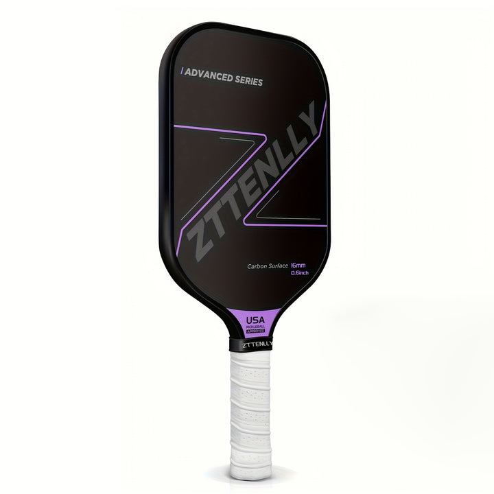 USAPA Approved Carbon Fiber Pickleball Paddle – 16mm Honeycomb Core, Lightweight 7.5–8oz, Ergonomic Grip, Wide Sweet Spot, Ideal Gift for All Players