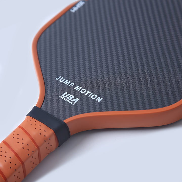 3K Carbon Fiber Pickleball Paddle T700 Frame Honeycomb Core TPU Edge PU Grip Lightweight Spin Control Racket
