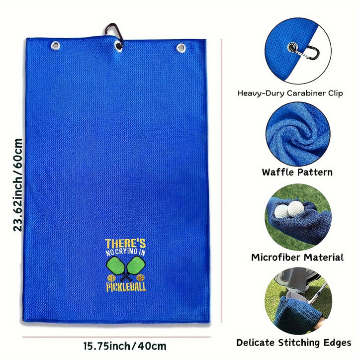 Embroidered Pickleball Towel