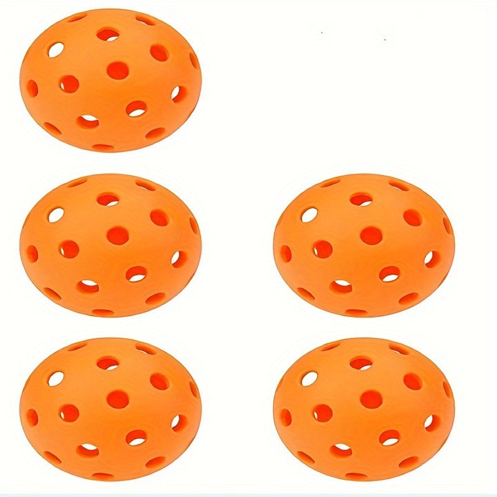 Indoor 26-Hole Pickleball Balls – Durable Plastic Training &amp; Practice Balls for Indoor Courts, Lightweight, Low Bounce, High Control, Set of 4/5/6